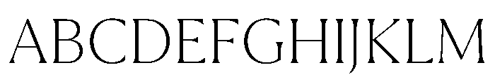 AimeTrial Thin Font UPPERCASE