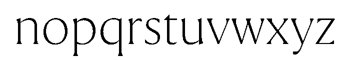 AimeTrial Thin Font LOWERCASE