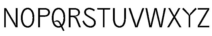 Air Light Font UPPERCASE