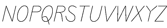 Air Regular 100 Font UPPERCASE