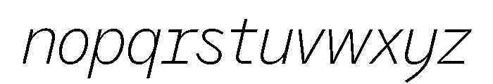 Air Regular 101 Font LOWERCASE