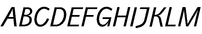 Air Regular 103 Font UPPERCASE