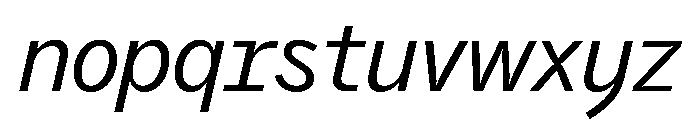 Air Regular 103 Font LOWERCASE