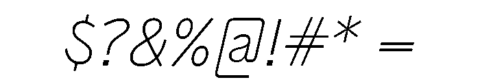 Air Regular 11 Font OTHER CHARS