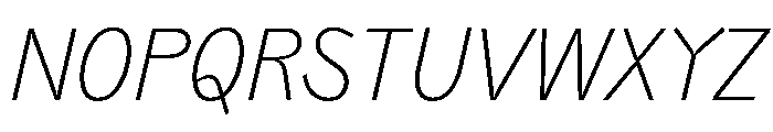 Air Regular 11 Font UPPERCASE