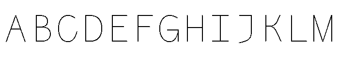 Air Regular 19 Font UPPERCASE