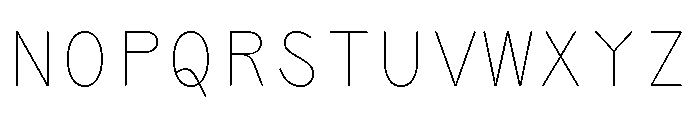 Air Regular 19 Font UPPERCASE
