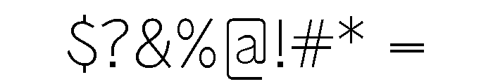 Air Regular 2 Font OTHER CHARS