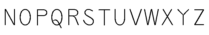 Air Regular 20 Font UPPERCASE