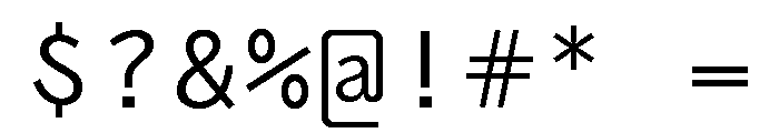 Air Regular 22 Font OTHER CHARS