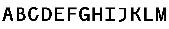 Air Regular 24 Font UPPERCASE