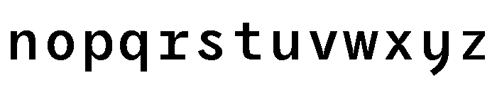 Air Regular 24 Font LOWERCASE