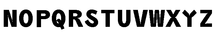 Air Regular 27 Font UPPERCASE