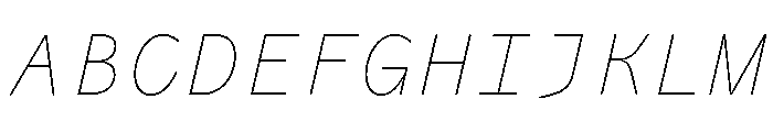 Air Regular 28 Font UPPERCASE