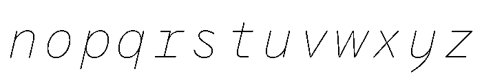 Air Regular 28 Font LOWERCASE