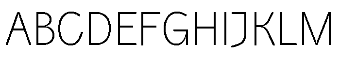 Air Regular 2 Font UPPERCASE