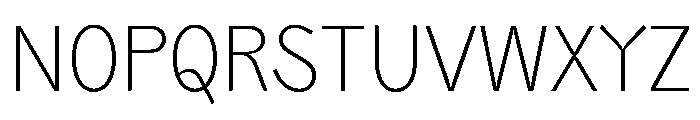 Air Regular 2 Font UPPERCASE