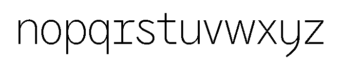 Air Regular 2 Font LOWERCASE