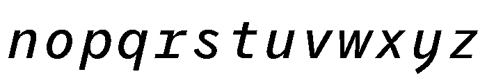 Air Regular 32 Font LOWERCASE