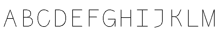 Air Regular 37 Font UPPERCASE