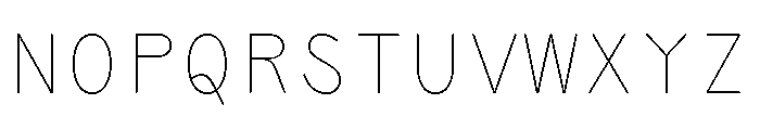Air Regular 37 Font UPPERCASE