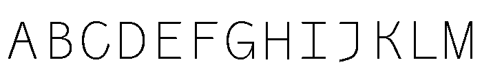 Air Regular 38 Font UPPERCASE