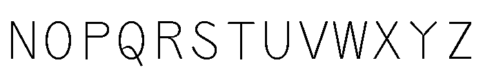 Air Regular 38 Font UPPERCASE