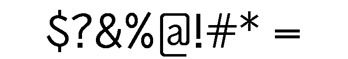 Air Regular 4 Font OTHER CHARS