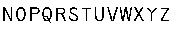 Air Regular 40 Font UPPERCASE