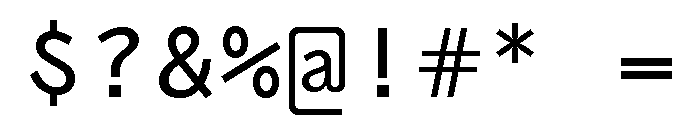 Air Regular 41 Font OTHER CHARS
