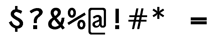 Air Regular 42 Font OTHER CHARS