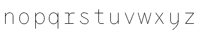 Air Regular 55 Font LOWERCASE