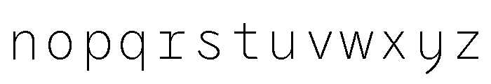 Air Regular 56 Font LOWERCASE