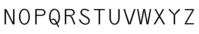 Air Regular 57 Font UPPERCASE