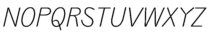 Air Regular 83 Font UPPERCASE
