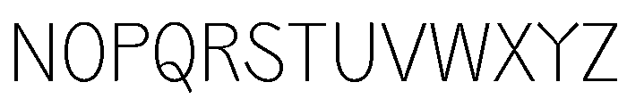 Air Regular 92 Font UPPERCASE
