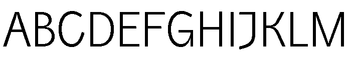 Air Regular 93 Font UPPERCASE