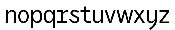Air Regular 94 Font LOWERCASE