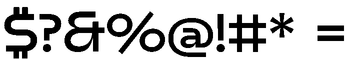 Airo Bold Font OTHER CHARS