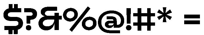 Airo ExtraBold Font OTHER CHARS