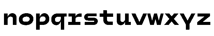 AiroMono BlackMono Font LOWERCASE