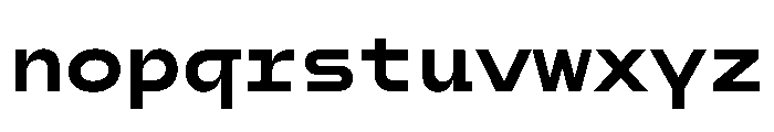 AiroMono ExtraBoldMono Font LOWERCASE