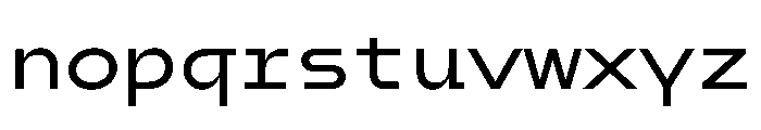 AiroMono MediumMono Font LOWERCASE