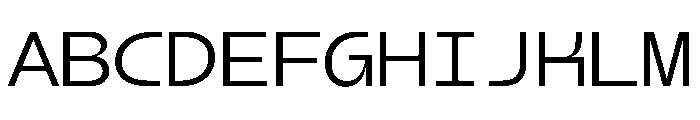 AiroMono RegularMono Font UPPERCASE