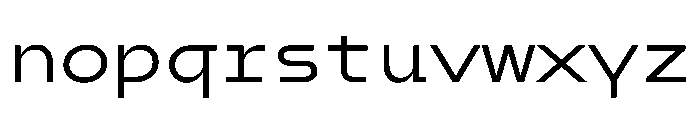 AiroMono RegularMono Font LOWERCASE