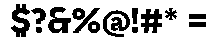 AiroText Black Font OTHER CHARS