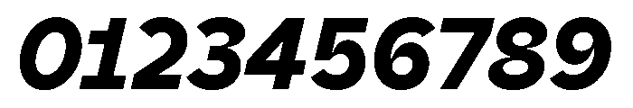 AiroText BlackItalic Font OTHER CHARS