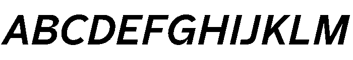 AiroText BoldItalic Font UPPERCASE