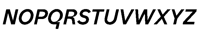 AiroText BoldItalic Font UPPERCASE