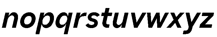 AiroText BoldItalic Font LOWERCASE